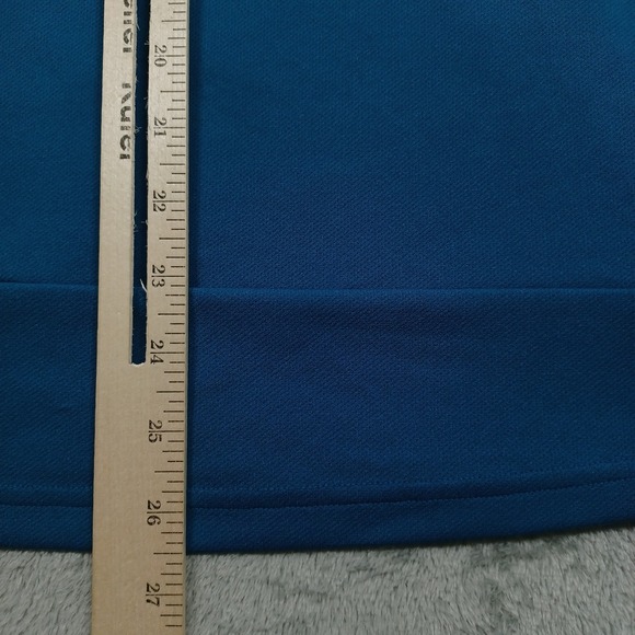 Simms Sweater Womens Large Blue Hoodie Pullover Solarflex Pockets Casual - Picture 8 of 9